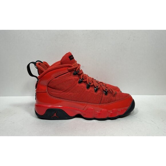 Air Jordan 9 Retro GS Chile Red Black 302359-600 Size 7Y / Womens 8.5 - Picture 1 of 10